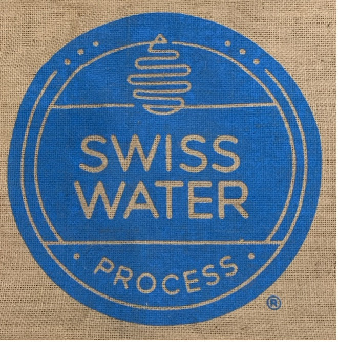 Mexico Swiss Water coffee sack design