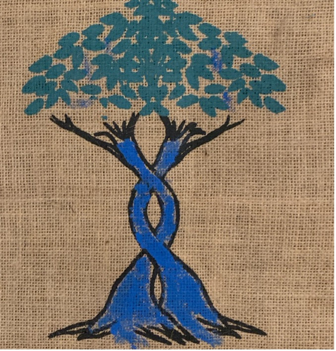 Nicaragua coffee sack tree design